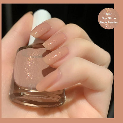 New Nail Polish Quick Dry No-bake Lasting Water-based Tearable Manicure Not Easy To Fade Semi-permanent Varnish Nail Art Good Vibrations
