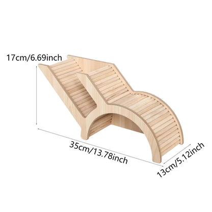 Wooden Hamster House,Hamster Hideout,Small Pet Castle Home,Wood Small Animal Good Vibrations