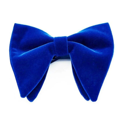 Mens Oversized Bow Tie Solid Velvet Bowtie Wedding Party Tuxedo Adjustable Necktie Big Bow Tie Good Vibrations
