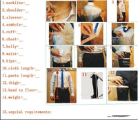 Men's Suit 2 Piece Suit   Jacket Pants Formal Wedding Tuxedo Groom Clothes Custom Color Blazer XS-5XL Good Vibrations
