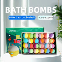 Bath Bombs for Kids with Surprise Inside, 24 Pack Kids Bath Bombs Gift Set, Natural Organic Kids Bubble Bath Fizzy for Girls Boy Good Vibrations