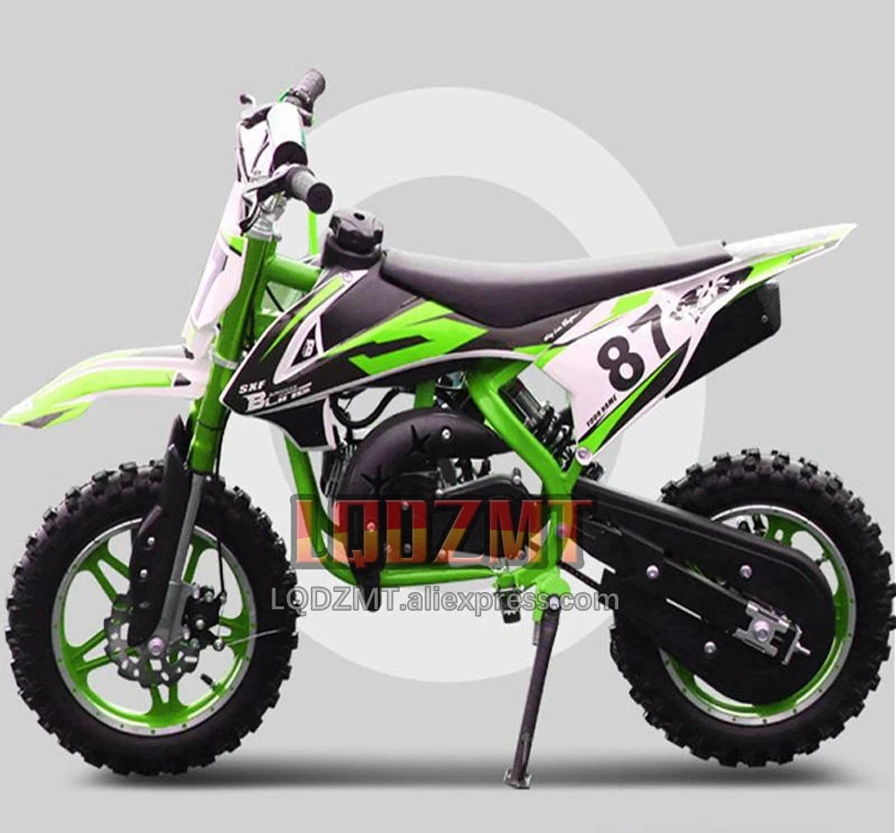 49CC 50CC 4-Stroke ATV OFF-road Gasoline Motorcycle Racing MOTO Dirt Bike Motorbike For Adult Children Boy Girl Child Men Women Good Vibrations