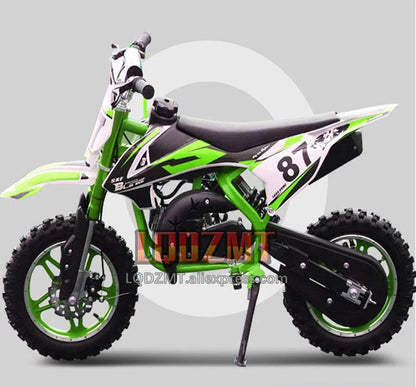 49CC 50CC 4-Stroke ATV OFF-road Gasoline Motorcycle Racing MOTO Dirt Bike Motorbike For Adult Children Boy Girl Child Men Women Good Vibrations