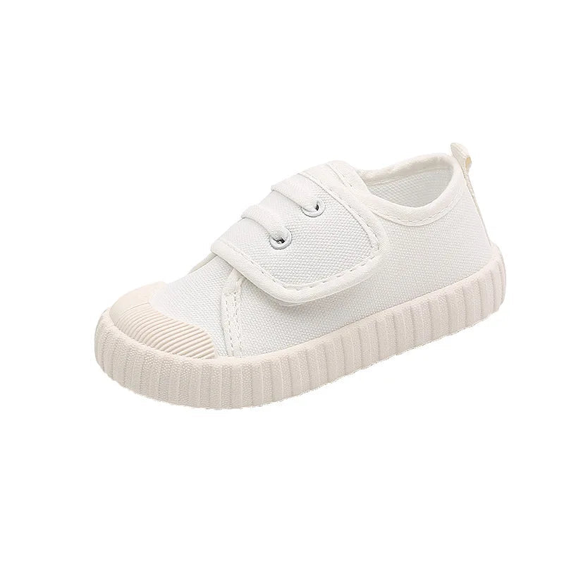 Kid Sneakers 2025 Autumn New Kid Canvas Shoe Classic Girl Shoe Boy Girl Casual Shoes Kindergarten Board Shoe Allmatch Kid Shoes Good Vibrations