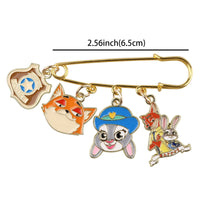 Halloween Accessories Enamel Brooches Cartoon Pins Clothing Backpack Lapel Badge Fashion Jewelry Accessories Souvenir Gifts Good Vibrations