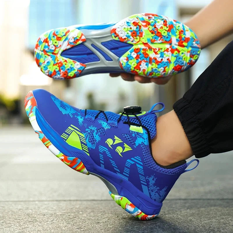 Lightweight and Breathable Tennis Shoes Men's and Women's Cushioned Sports Shoes Outdoor Badminton Shoes Anti Slip Walking Shoes Good Vibrations