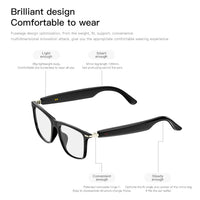 New smart glasses with auto-dimming lenses, built-in microphone and speaker, HD voice calls and HIFI sound quality. Good Vibrations