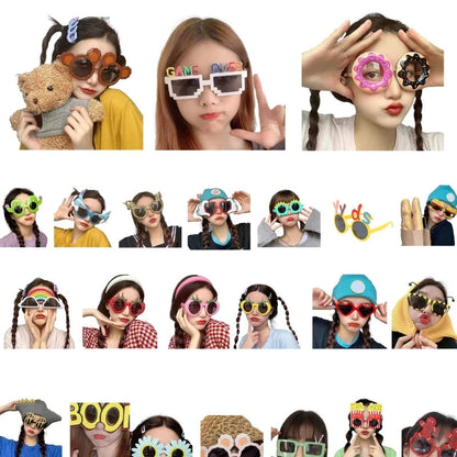 Party Sunglasses Funny Sunglasses Creative Eyeglasses Fancy Dress Props Summer Party Sunglasses Novelty Eyeglasses Good Vibrations