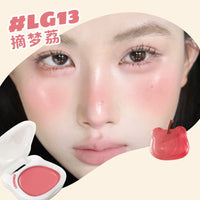 LEEMEMBER Hydrating Blush Multi-Use Balm Blush Monochrome Shimmer Little Bear Cute Cosmetics Lasting Watery Face Blusher Makeup Good Vibrations