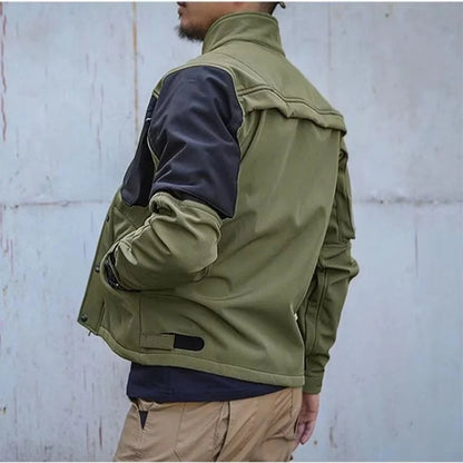 Waterproof Shark Skin Tactical Sets Mens Thicken Fleece New Soft Shell Combat Jackets+windproof Warm Cargo Pant 2 Piece Set Good Vibrations