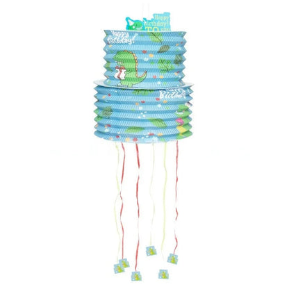 1pcs Dinosaur Party Theme Pinatas Boy Girl Kids Favor Piñata Birthday Party Decoration Baby Shower Toys DIY Paperboard Pinata Good Vibrations
