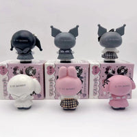 Sanrio Blind Box Black Rice My Melody Cartoon Character Doll Kuromi Pendant Third Generation Doll Blind Box Surprise Pack Cute Good Vibrations