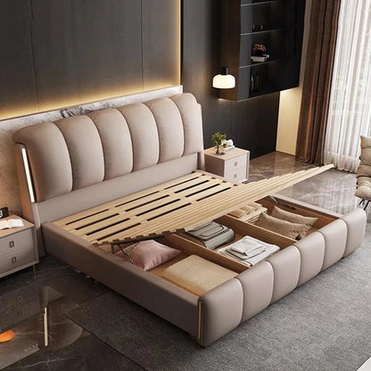 Teenage Girls Bedroom Bed Double Modern Nightstands Luxury Beds King Size Frames Camas Matrimonial Furniture Accessories Good Vibrations