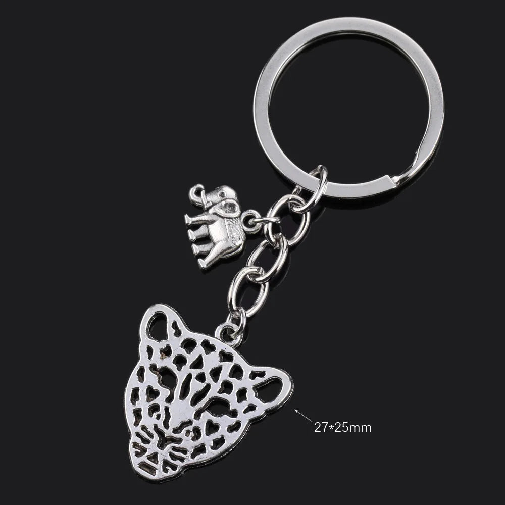 Fashion Animal Women Keychain Car Moon Cat Dog Love Heart Key Chain Friends Gift Jewelry Bag Pendant Wing Evil Eye Angel Turtles Good Vibrations