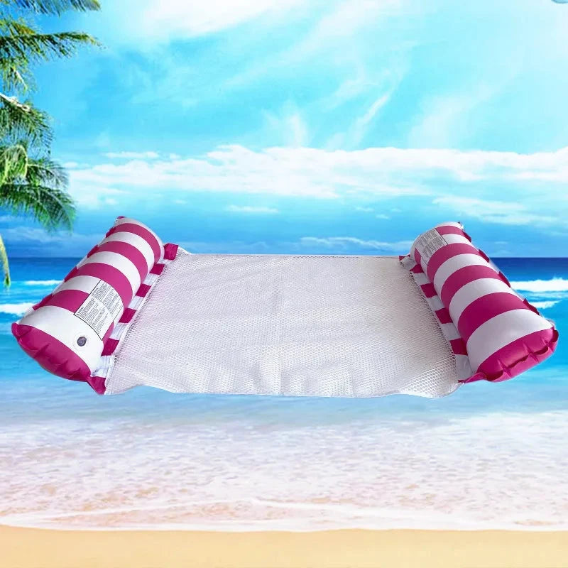 Premium Striped Swimming Pool Loungers - Durable Sunbathing Mattresses, Perfect for Pool Parties & Beach Adventures Good Vibrations
