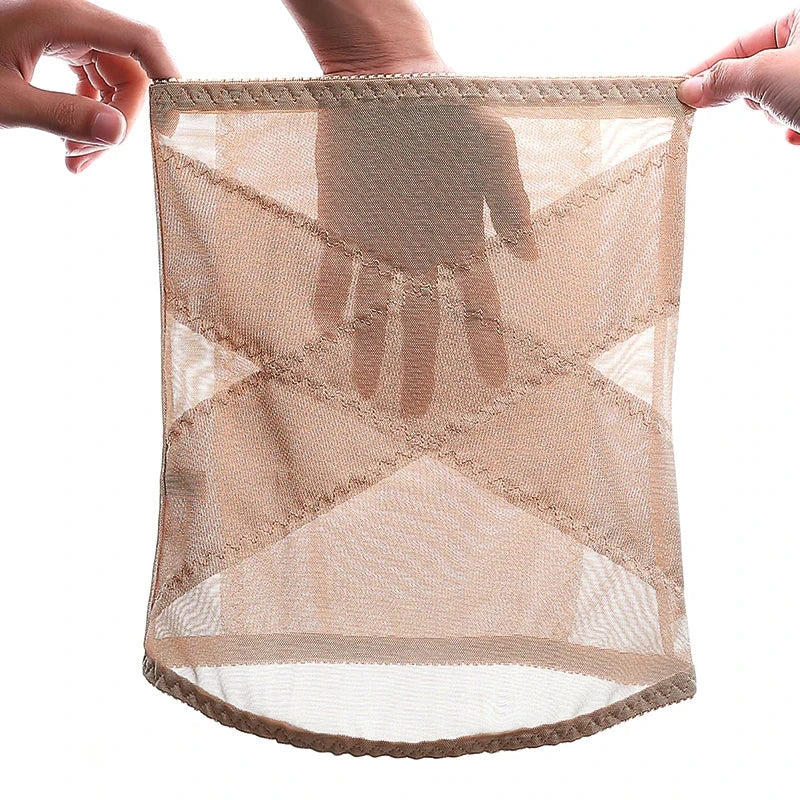 Mesh Waist Belt for Waist Shaping Crossover Abdominal Shapewear for Women Modeling Straps Control Tummy Slimming Belt Shaper Good Vibrations