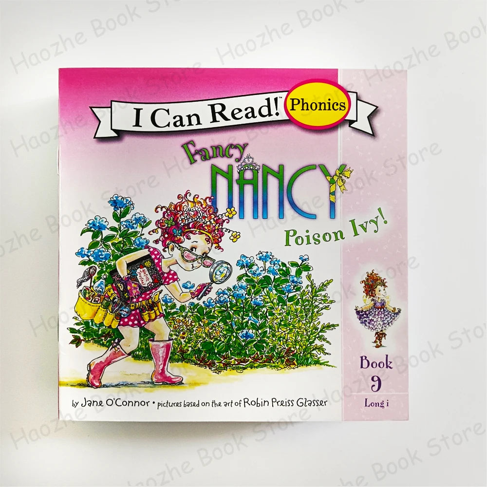 12 Books Set Fancy Nancy I Can Read Phonics English Picture Book Story Pocket Book for Children Kids Montessori Bedtime Reading Good Vibrations