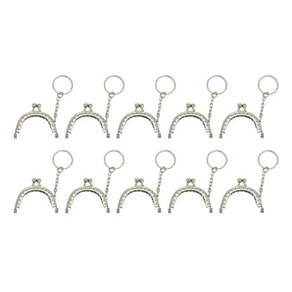 Purse clasp , 10Pcs 5cm Metal Purse  with , Coin Bag Accessories  for DIY Craft Good Vibrations