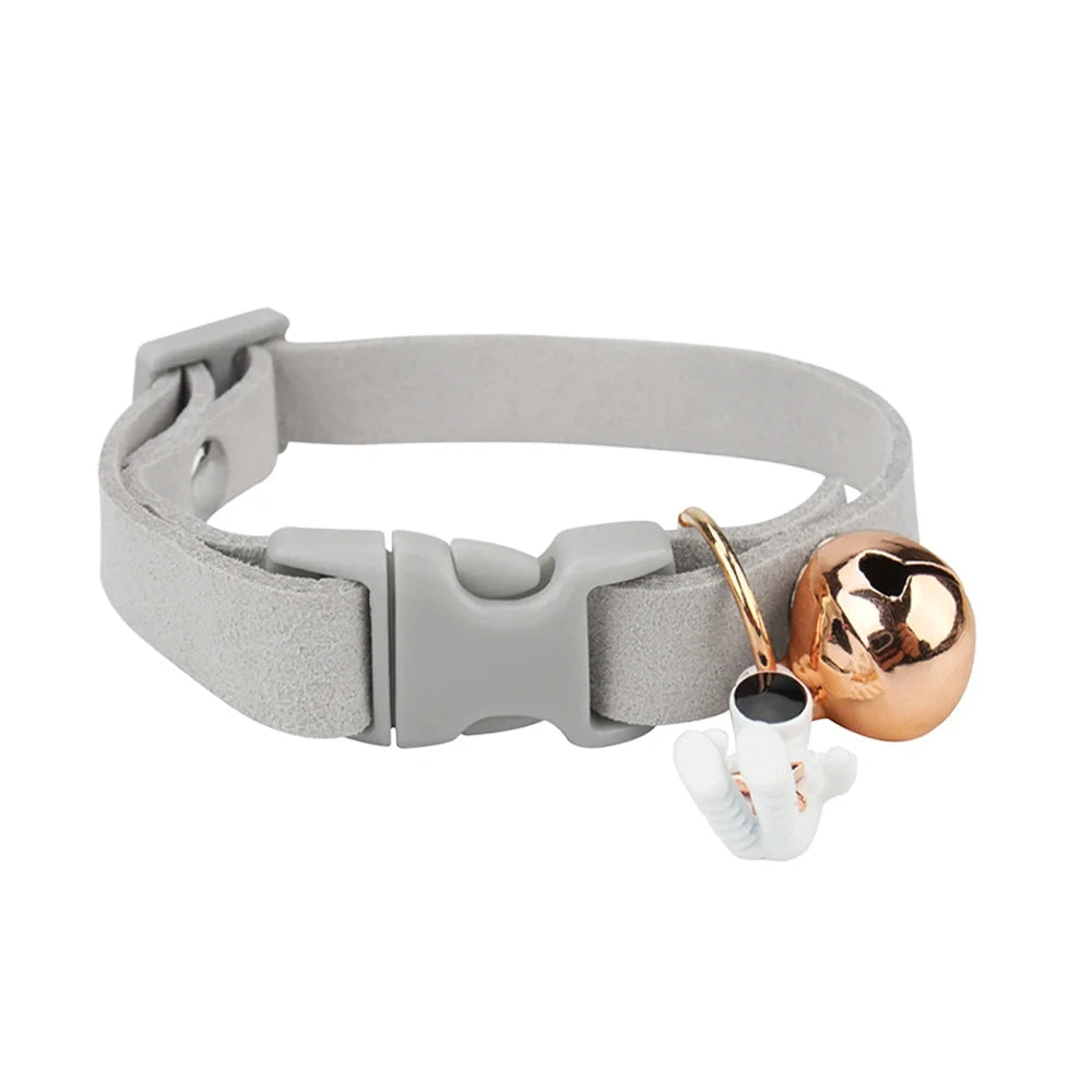 Pet Collar,Cat Collar/Puppy Collar with Bell & Metal Pendant To Prevent Getting Lost Adjustable Size for Puppies and Cats Collar Good Vibrations