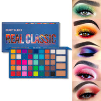 BEAUTY GLAZED REAL CLASSIC Eye Shadow Waterproof Earth Color Multicolor Makeup Palette Easy to Color Eyeshadow Palette Good Vibrations