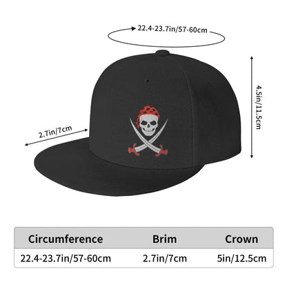 American Flag Firefighter Snapback Flat Bill Baseball Cap Mens Hat Fashion Casual Flat Bill Hat Good Vibrations