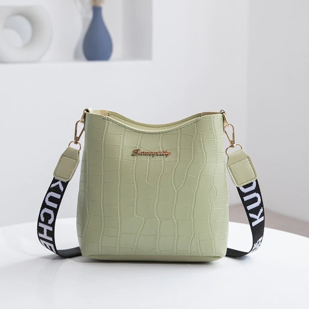 Women Single Shoulder Bag Large Capacity Trend Crossbody Bag Fashionable Hundreds of Bucket Bag Good Vibrations