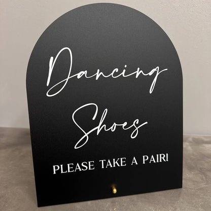 【Flat】Classic dance shoes acrylic sign, wedding, desktop, multi-purpose, 2D flat Good Vibrations