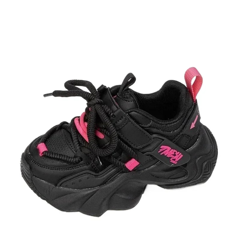 Children Sneakers for Girls 2024 Autumn New Fashion Korean Style Soft Comfortable Casual Versatile Keep Warm Cotton Chic Shoes Good Vibrations