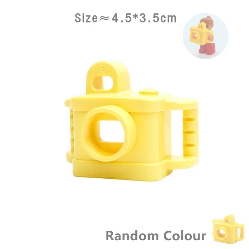 Big Building Blocks Play House Furniture Accessories Indoor Utensil Bed Compatible Large Bricks Assemble Toys Children Kids Gift Good Vibrations
