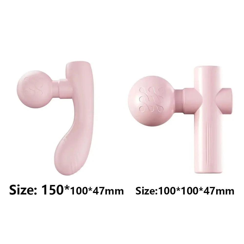 New Mini Fascia Tool Vibrating Fast Rechargeable Dual Head Both Portable Muscle Relaxation Full Body Universal Massage Artifact Good Vibrations