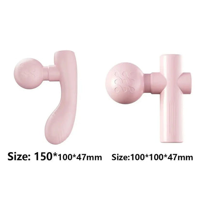 New Mini Fascia Tool Vibrating Fast Rechargeable Dual Head Both Portable Muscle Relaxation Full Body Universal Massage Artifact Good Vibrations