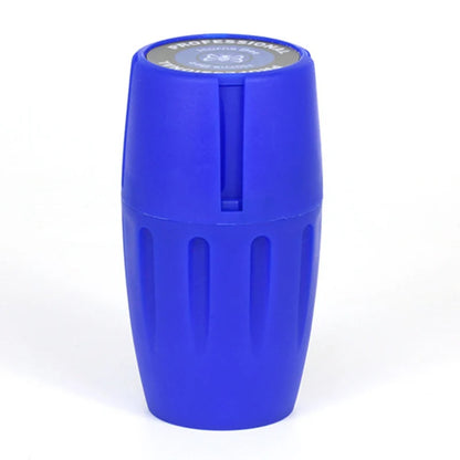 1/12Packs Wine Barrel Shaped Tobacco Grinder Plastic Herb Storage Jar Portable 45*80mm Manual Herb Crusher Smoking Accessories Good Vibrations