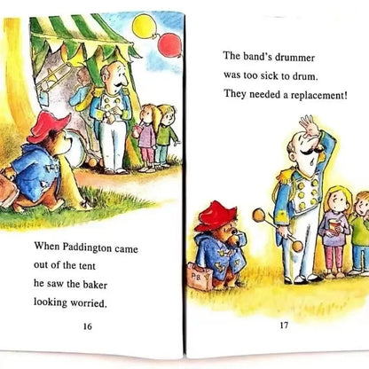 8 Books/set English Picture Book I Can Read Paddington Cartoon Storybook Kids Early Education Children's Learning Book Add Audio Good Vibrations