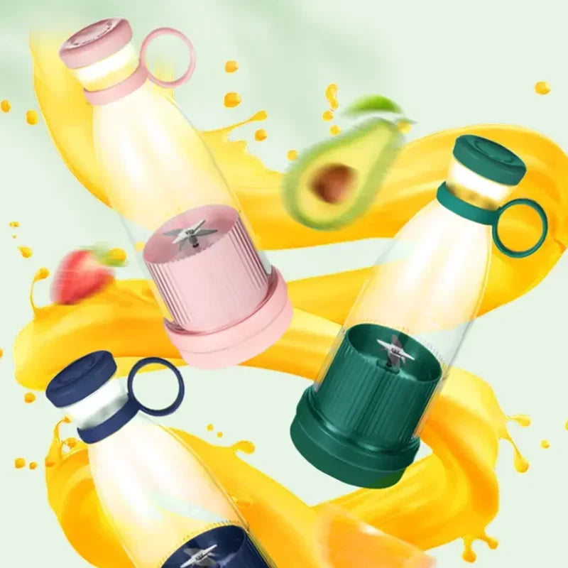 Electric Juicer Cup 6 Blades Blender Milkshake Machine USB Portable Fruit Milk Mixing Tool Mini Fresh Juice Blender Good Vibrations Adult Super Store