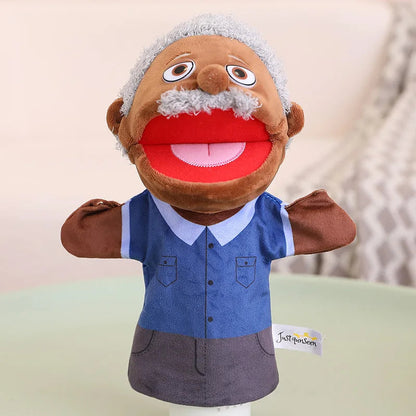 28-33cm Kids Plush Finger & Hand Puppet Popular Activity Boy Girl Role Play Bedtime Story Props Family Role Playing Toys Doll Good Vibrations