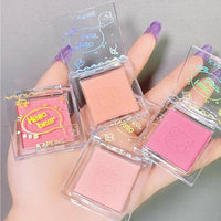 Natural Face Monochrome Blush Palette Rose Hawthorn Cheek Tint Blusher Powder Makeup Matte Peach Rouge Contour Shadow Palette Good Vibrations