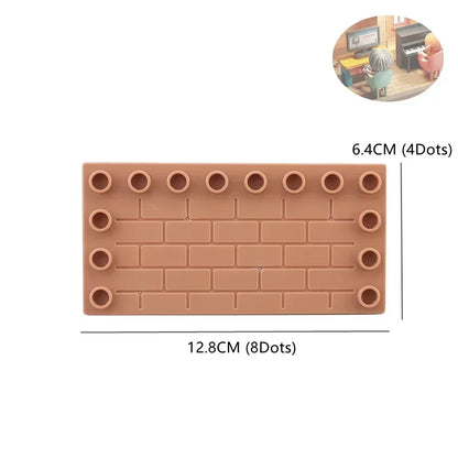 Big Building Blocks Play House Furniture Accessories Indoor Utensil Bed Compatible Large Bricks Assemble Toys Children Kids Gift Good Vibrations