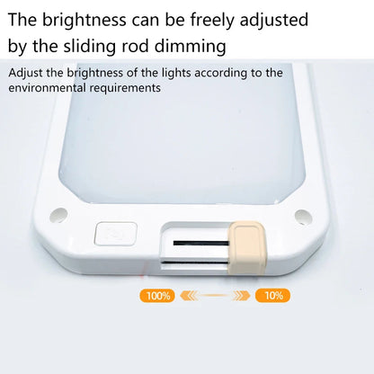 Rv lights, three-color lighting fixtures for car interiors, square ceiling lights, cab night lights, reading lights, led lights Good Vibrations