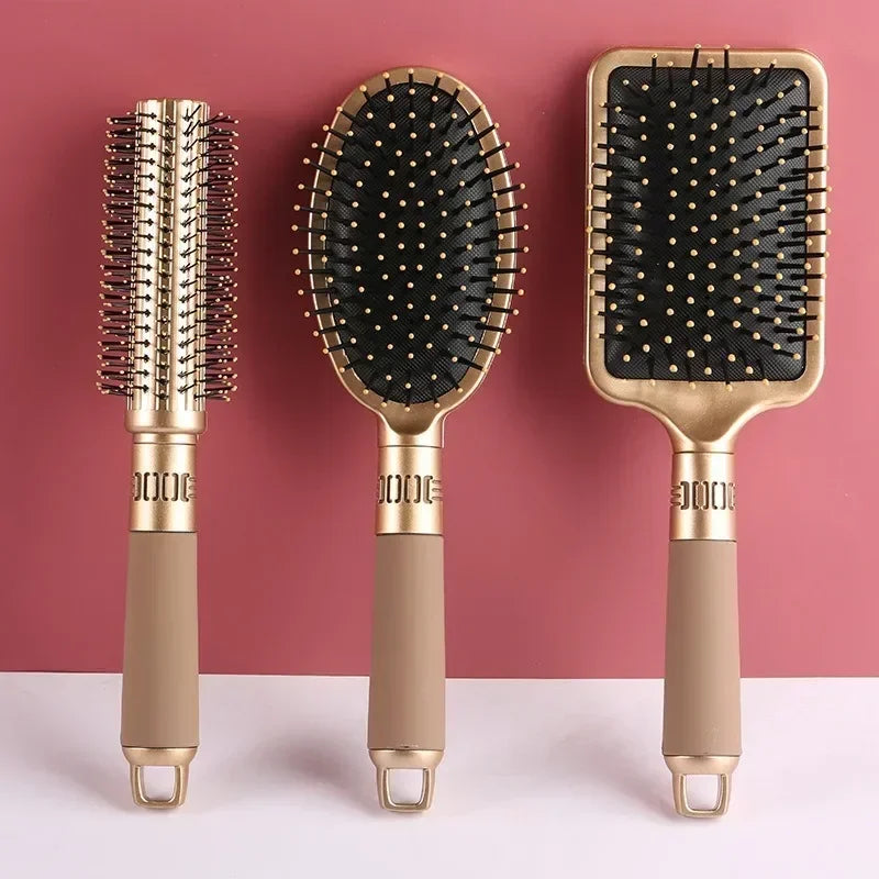 Professional Salon Straight Smooth Paddle Hair Brush Large Hairdressing All Hair Type Hairbrush Styling Comb for Women Men Good Vibrations