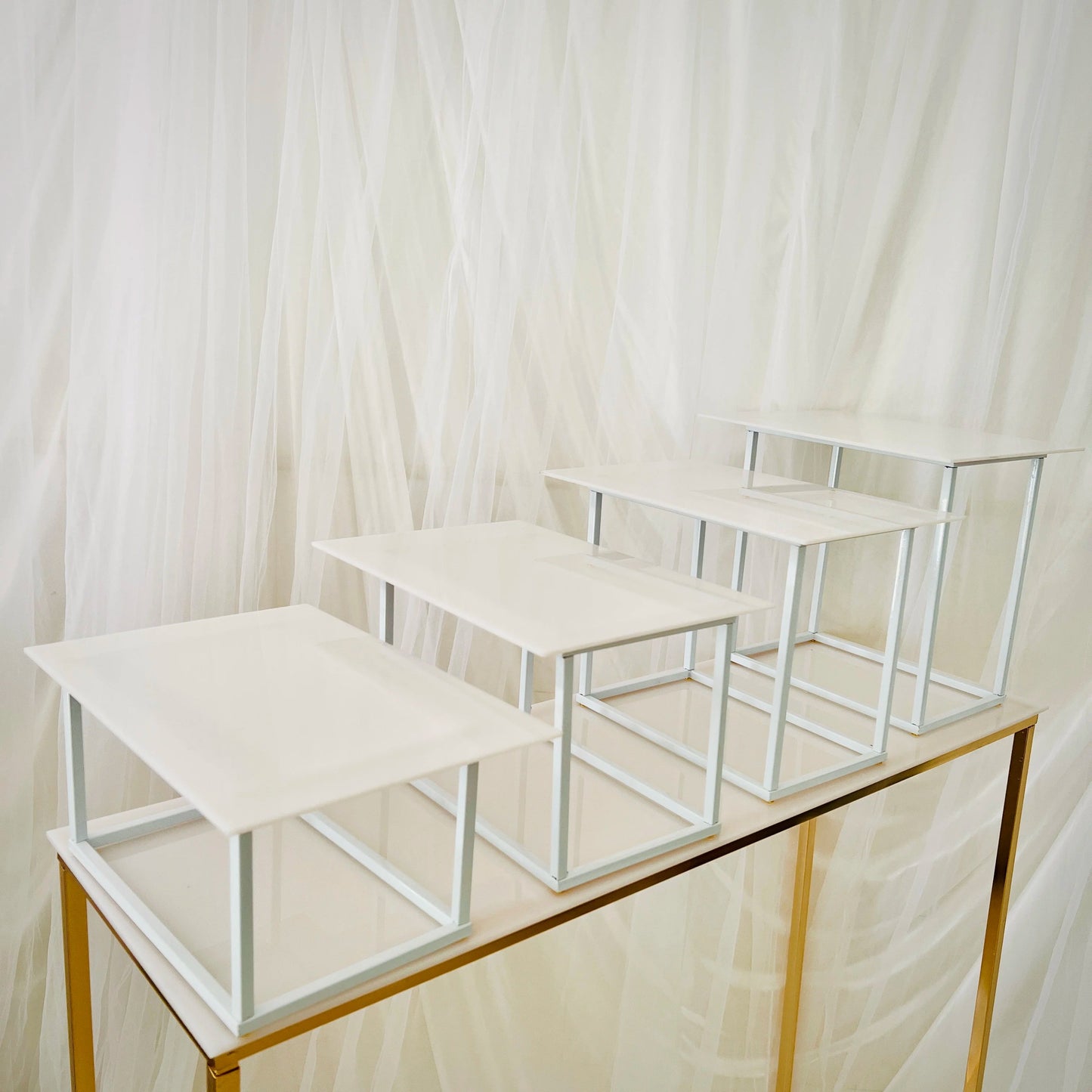 Wedding Buffet Cake Sweet Food Bread Cake Flower Dessert Holder Dessert Table Cake Stand Buffet Banquet Tea Break Metal Holder Good Vibrations