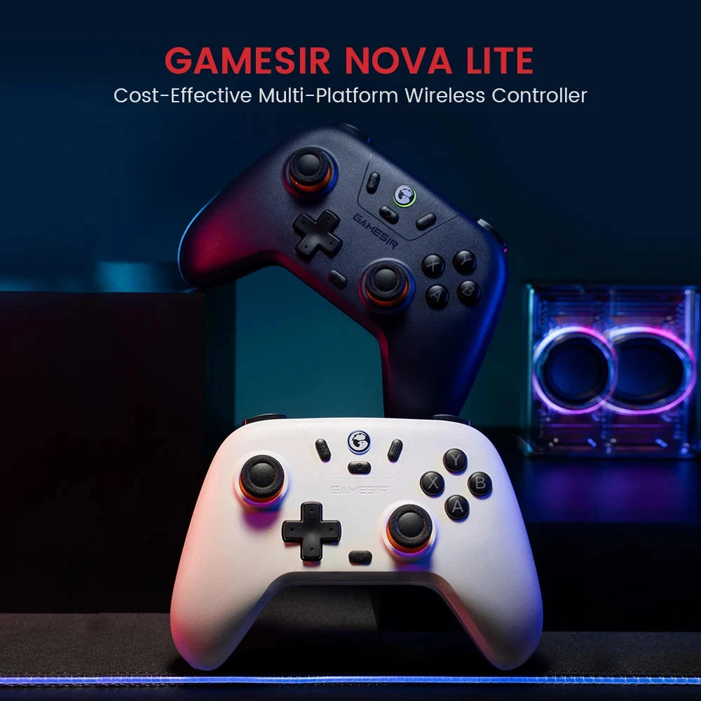 GameSir Nova Lite Wireless Gamepad Controller with Bluetooth, Dongle, Wired for Switch, Android, IOS, PC & Steam Games Good Vibrations