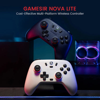 GameSir Nova Lite Wireless Gamepad Controller with Bluetooth, Dongle, Wired for Switch, Android, IOS, PC & Steam Games Good Vibrations