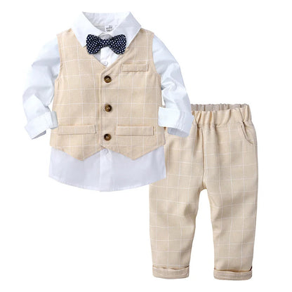 Baby Boy Clothes Cotton Sets Long Sleeve Spring Autumn Outfit Toddler Pants Suit Children For 1 To 2 3 4 Years Kids Male Costume Good Vibrations