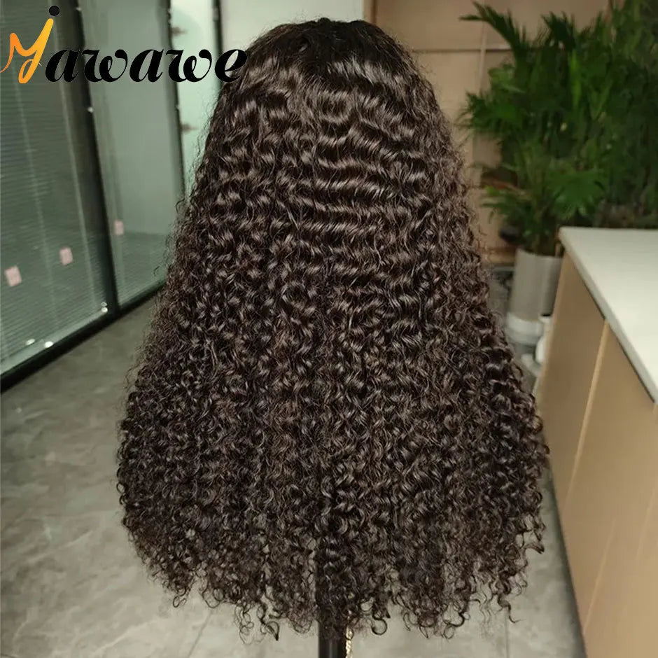 YAWAWE Glueless Wig Human Hair Ready To Wear Water Wave Pre-plucked 13x6 Lace Frontal Wigs For Women HD Lace Wigs Clearance Sale Good Vibrations