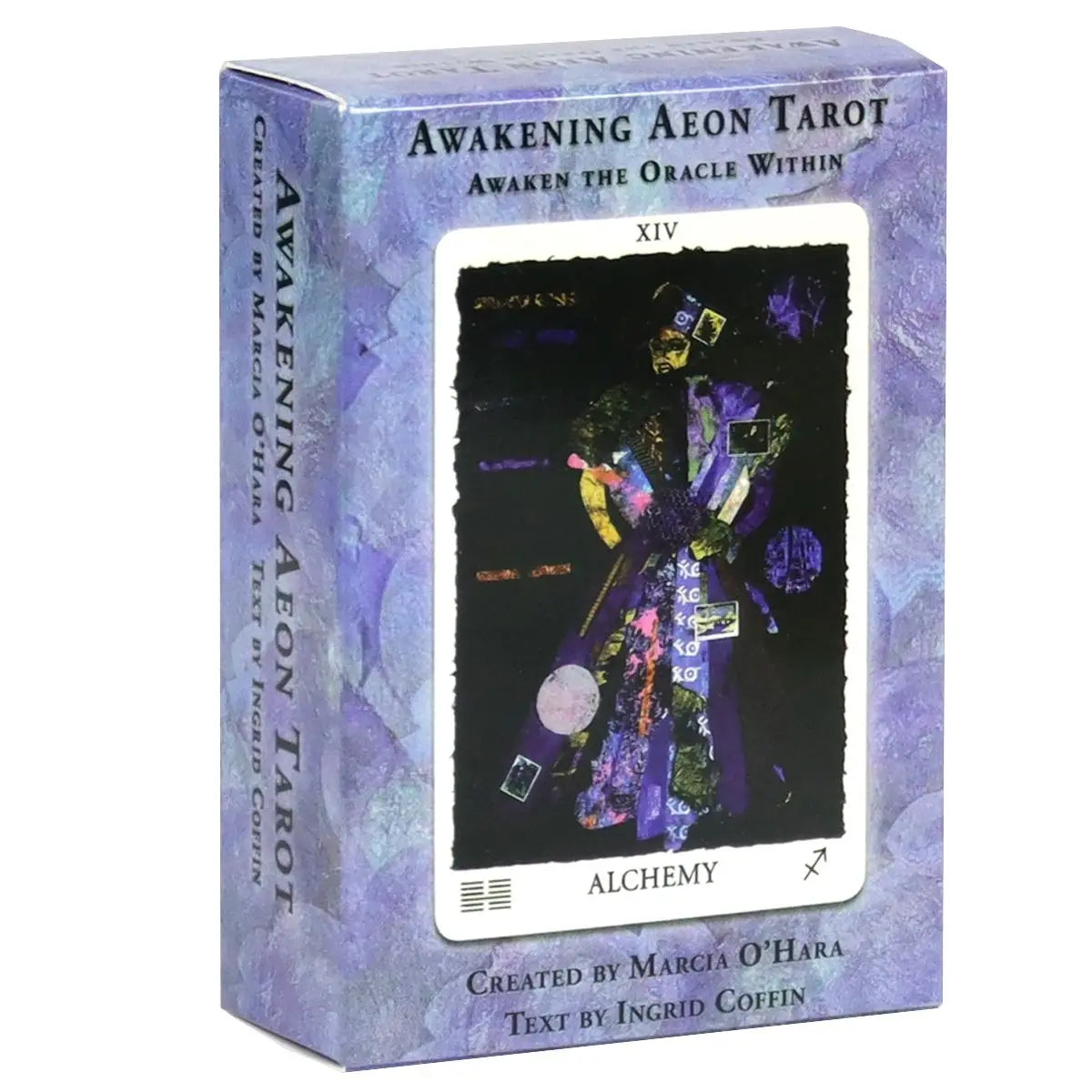 82 Pcs Tarot Cards The Awakening Aeon Tarot 9*6cm with Beautiful Colors and Unique Depictions of The Major and Minor Arcana Good Vibrations