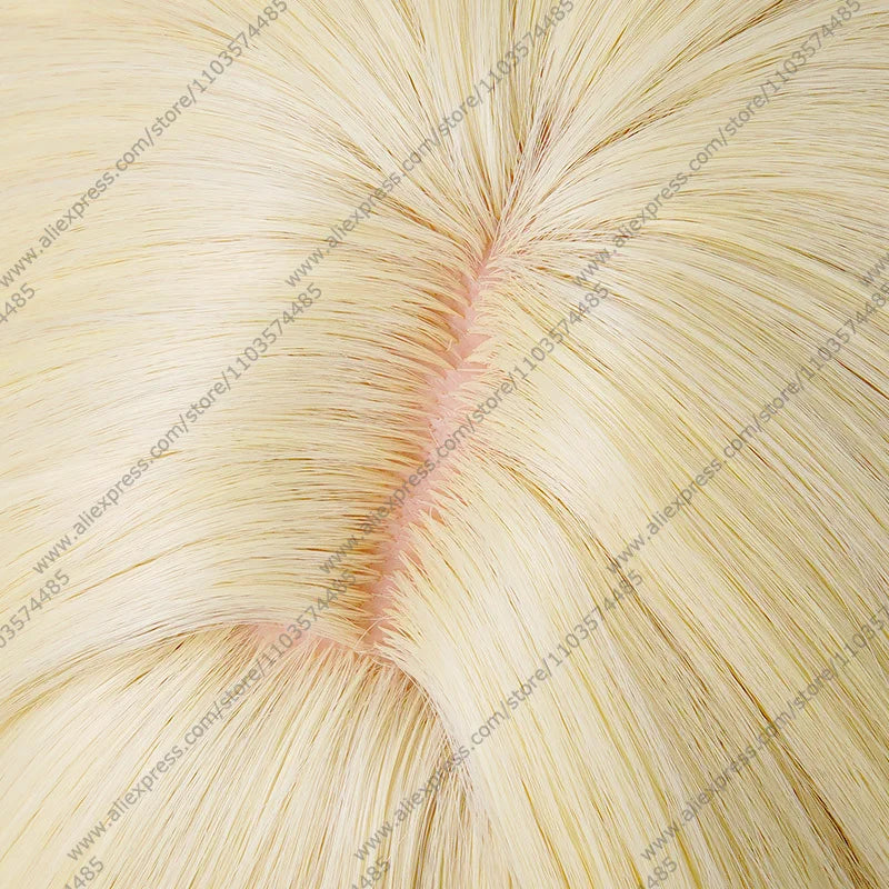 Game Aglaea Cosplay Wig 42cm Long Mixed Color Wigs Heat Resistant Synthetic Hair Good Vibrations
