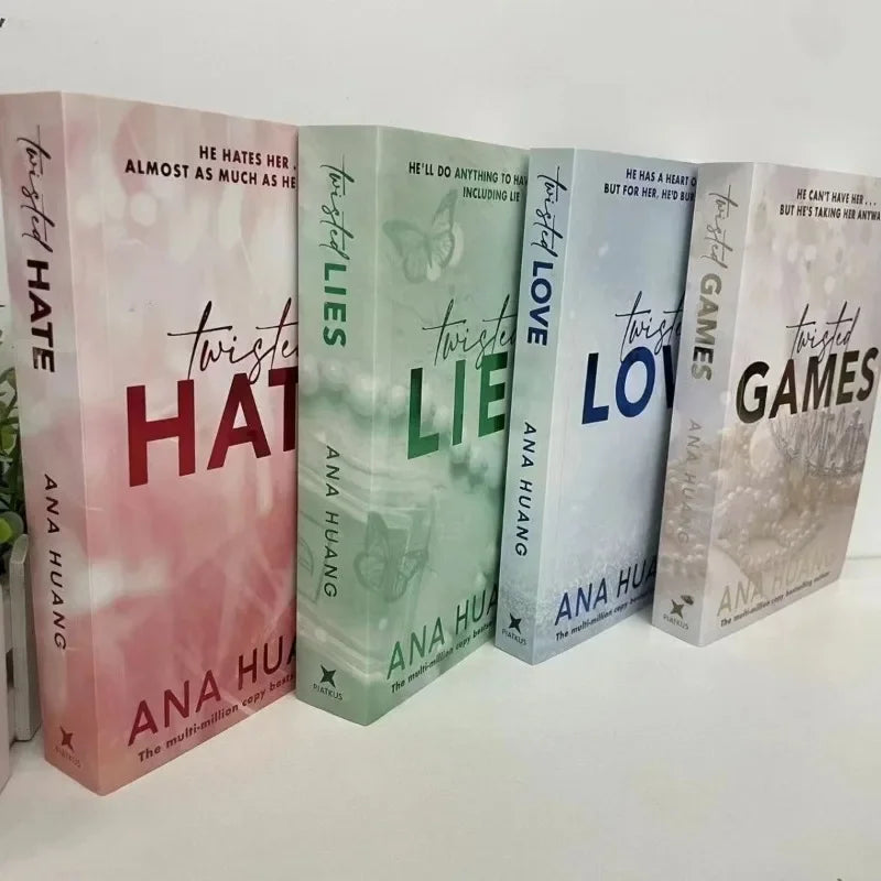 1 Book Twisted Series By Ana Huang Books Love /Games / Hate /Lies Paperback English Novel Book Good Vibrations