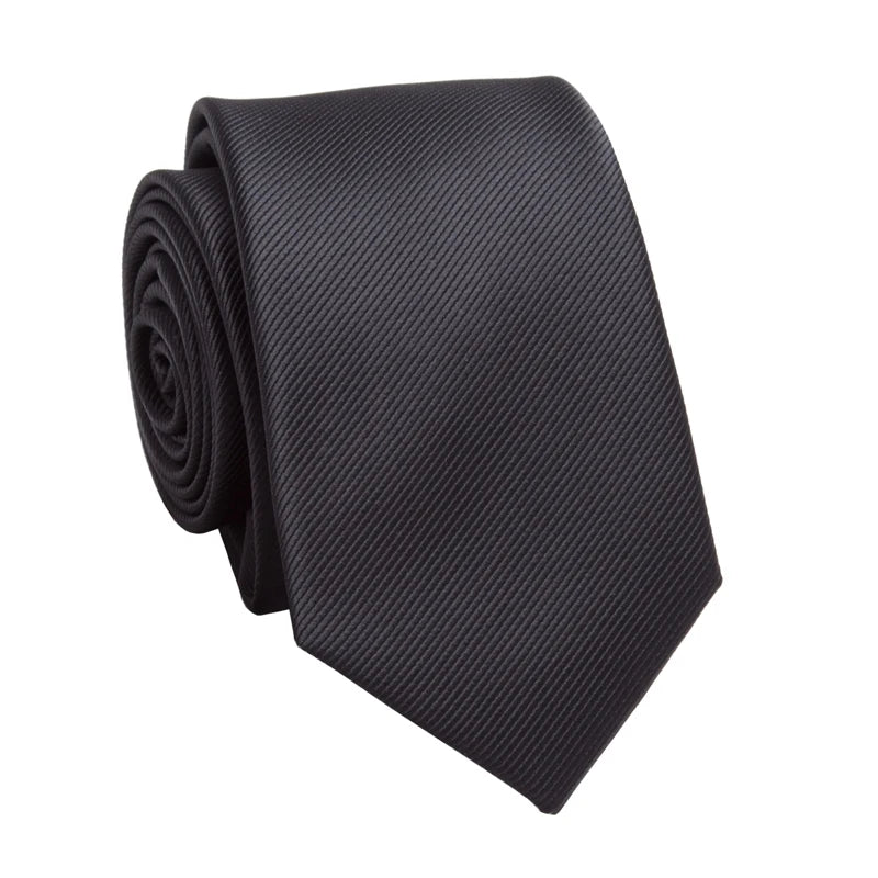 Men's Business Jacquard Slim Tie, British Classic Solid Color Tie,Casual Wedding Accessories Good Vibrations