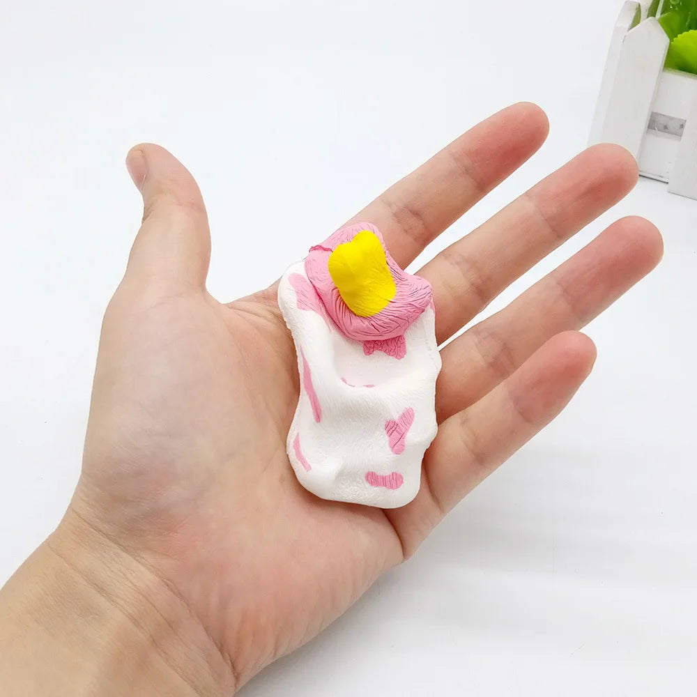 squishys baby bottle Slow Rising Gags Practical Jokes Toy Squish Antistress Squishies Squeeze Food Wholesale Good Vibrations