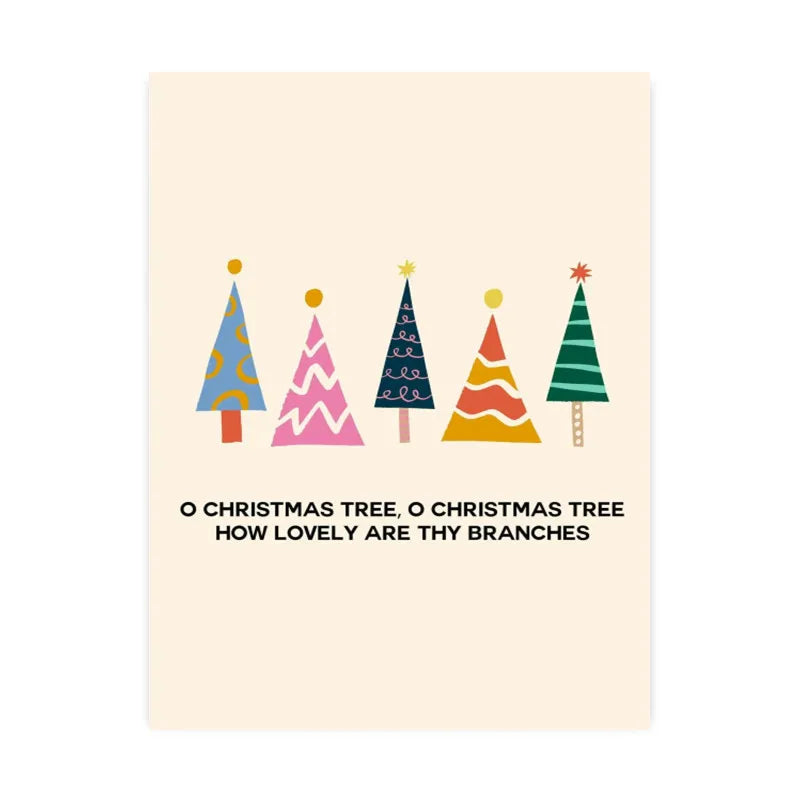 Christmas Tree Santa Claus Snowman Reindeer Posters Prints Canvas Printing Wall Art Pictures for Holiday Living Room Home Decor Good Vibrations